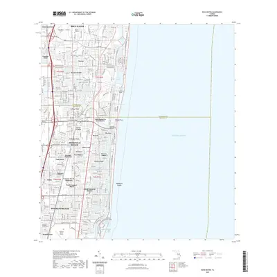 2021 Map of Boca Raton, 2021 Print