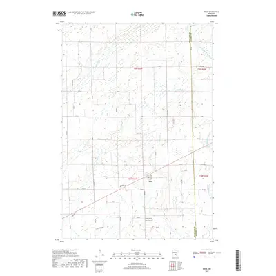 2019 Map of Bock, 2019 Print