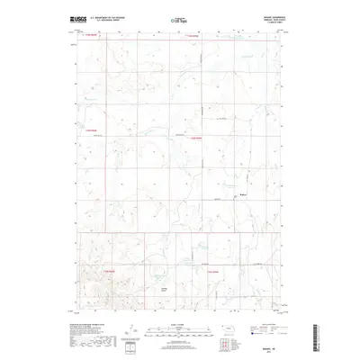 2017 Map of Bodarc, 2017 Print