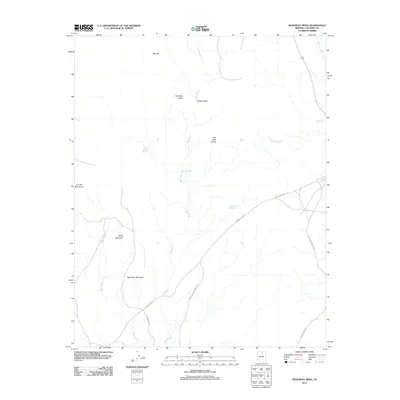 2011 Map of Bodaway Mesa, 2011 Print