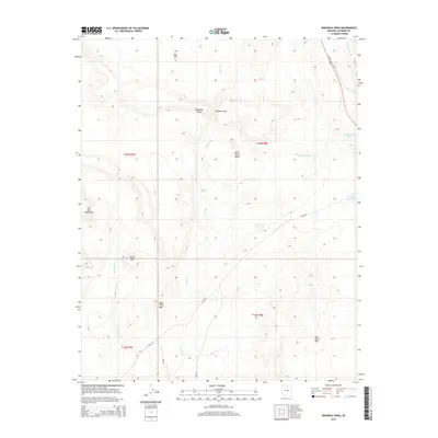 2014 Map of Bodaway Mesa, 2014 Print