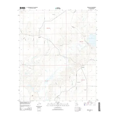 2015 Map of Bodcau Lake, 2015 Print