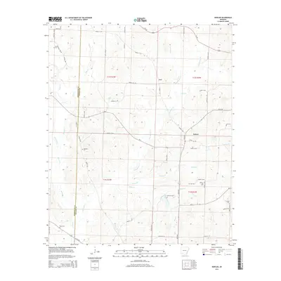 2014 Map of Bodcaw, 2014 Print