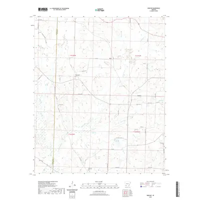 2020 Map of Bodcaw, 2020 Print