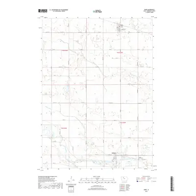 2018 Map of Bode, 2018 Print