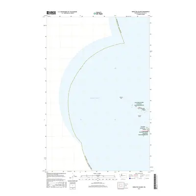 2017 Map of Bodelteh Islands, 2017 Print