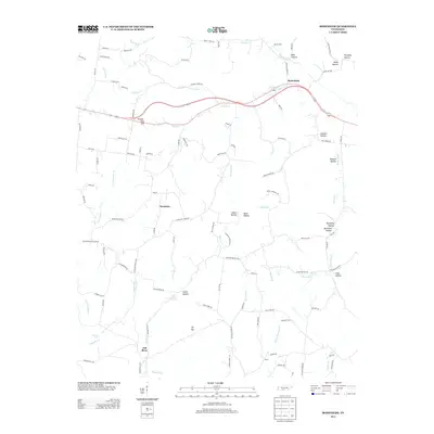 2013 Map of Bodenham, 2013 Print