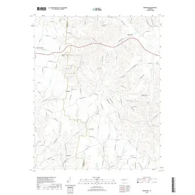 2019 Map of Bodenham, 2019 Print