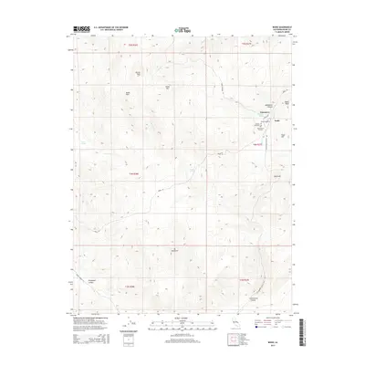 2015 Map of Bodie, 2015 Print