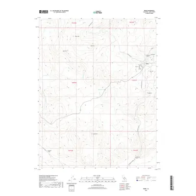 2018 Map of Bodie, 2018 Print