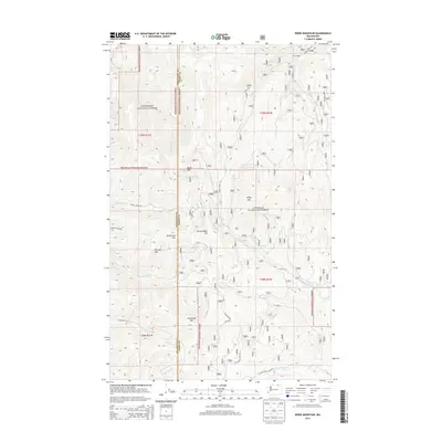 2014 Map of Bodie Mountain, 2014 Print