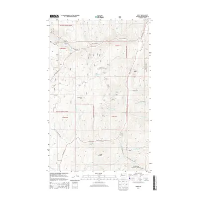 2014 Map of Bodie, 2014 Print