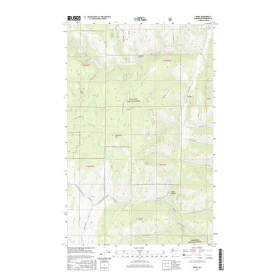 2017 Map of Bodie, 2017 Print