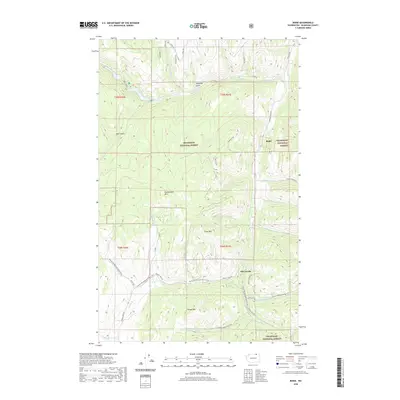2020 Map of Bodie, 2020 Print