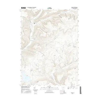 2016 Map of Bodines, 2016 Print