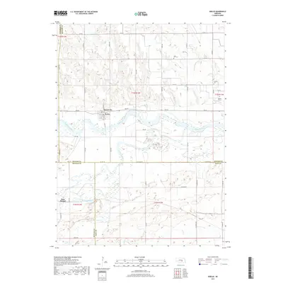 2017 Map of Boelus, 2017 Print
