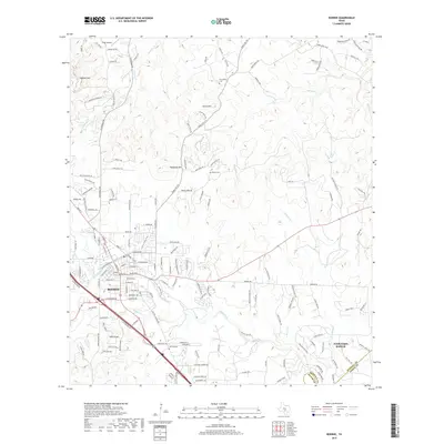 2019 Map of Boerne, 2019 Print
