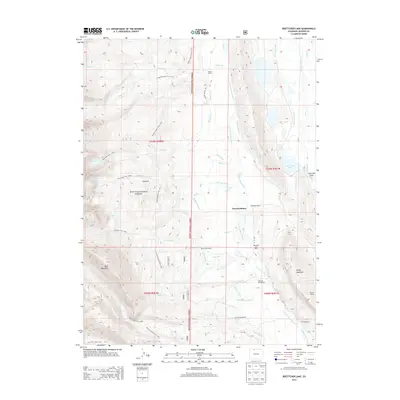 2013 Map of Boettcher Lake, 2013 Print