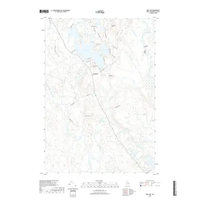 2018 Map of Bog Lake, 2018 Print