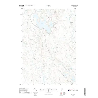 2021 Map of Bog Lake, 2021 Print
