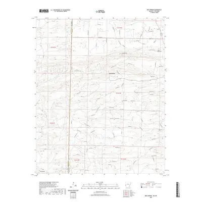 2020 Map of Bog Springs, 2020 Print