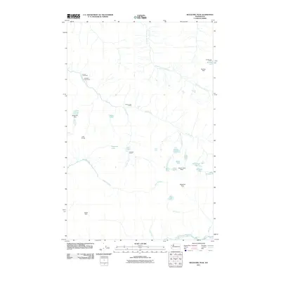 2011 Map of Bogachiel Peak, 2011 Print