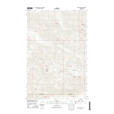 2014 Map of Bogachiel Peak, 2014 Print