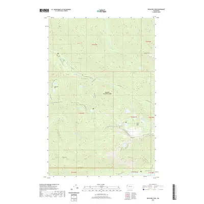 2020 Map of Bogachiel Peak, 2020 Print