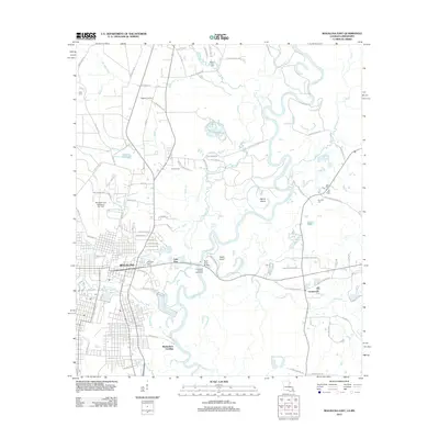 2012 Map of Bogalusa East, 2012 Print