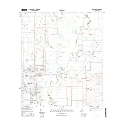 2015 Map of Bogalusa East, 2015 Print