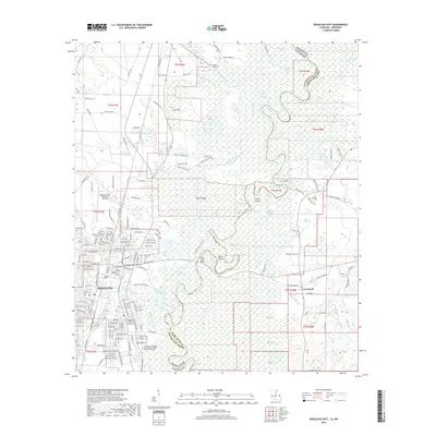 2018 Map of Bogalusa East, 2018 Print