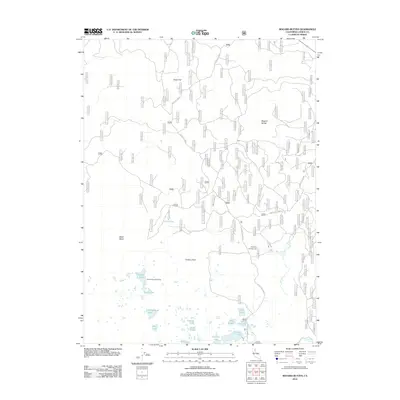 2012 Map of Bogard Buttes, 2012 Print