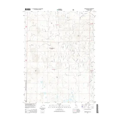 2015 Map of Bogard Buttes, 2015 Print
