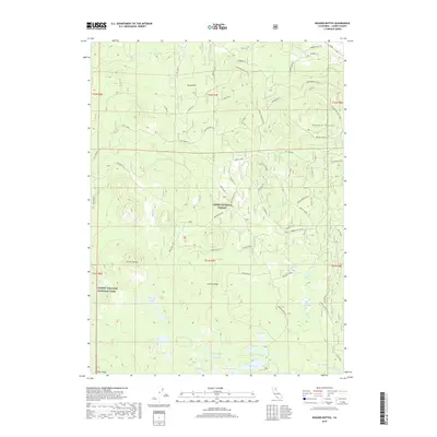 2018 Map of Bogard Buttes, 2018 Print