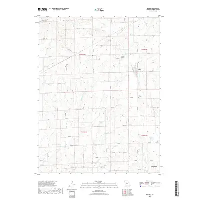 2017 Map of Bogard, 2017 Print