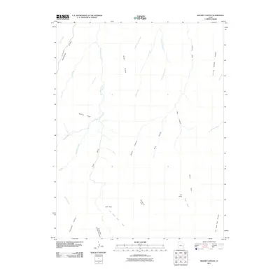 2011 Map of Bogart Canyon, 2011 Print