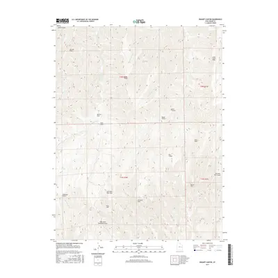 2017 Map of Bogart Canyon, 2017 Print