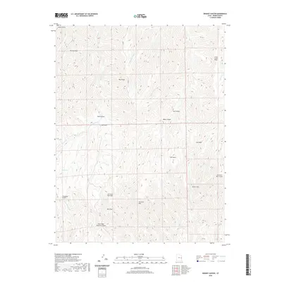 2020 Map of Bogart Canyon, 2020 Print