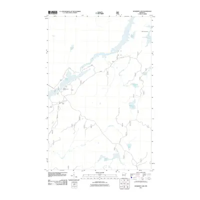2011 Map of Bogberry Lake, 2011 Print