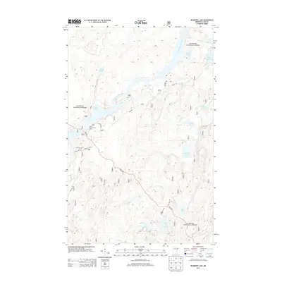 2013 Map of Bogberry Lake, 2013 Print