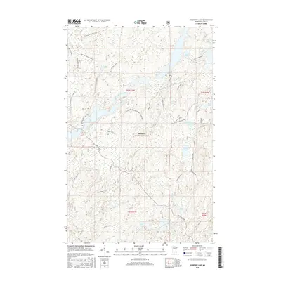 2016 Map of Bogberry Lake, 2016 Print
