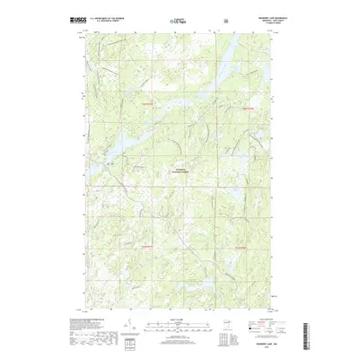 2019 Map of Bogberry Lake, 2019 Print
