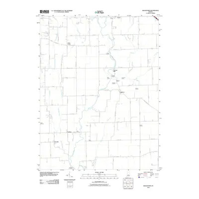 2010 Map of Boggstown, 2010 Print