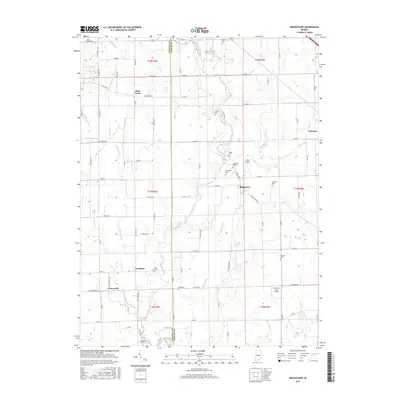 2016 Map of Boggstown, 2016 Print