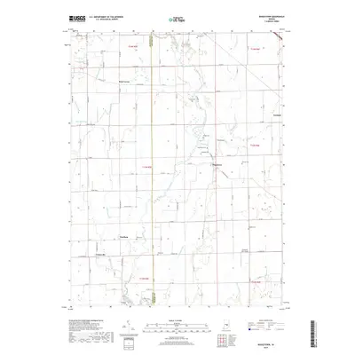 2019 Map of Boggstown, 2019 Print