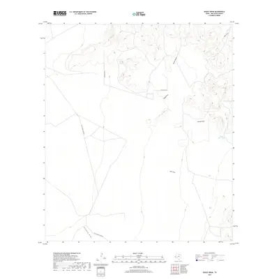 2019 Map of Boggy Draw, 2019 Print