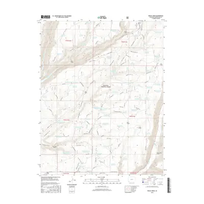 2016 Map of Boggy Draw, 2016 Print