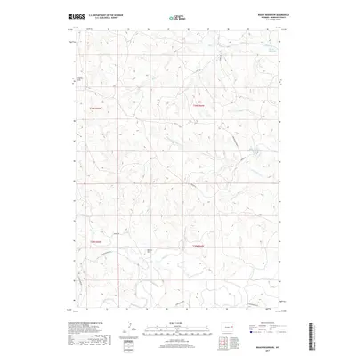 2017 Map of Boggy Reservoir, 2017 Print