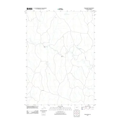 2012 Map of Bogie Draw, 2012 Print