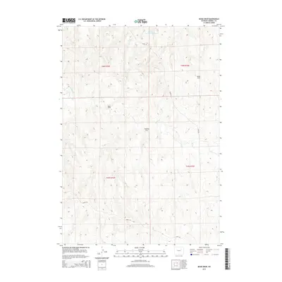 2015 Map of Bogie Draw, 2015 Print